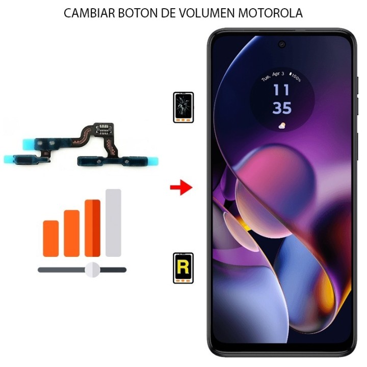 Cambiar Botón de Volumen Motorola Moto G54 5G