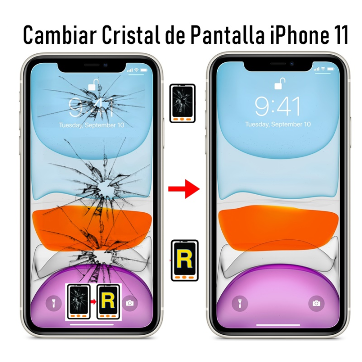 Cambiar Cristal De Pantalla iPhone 11