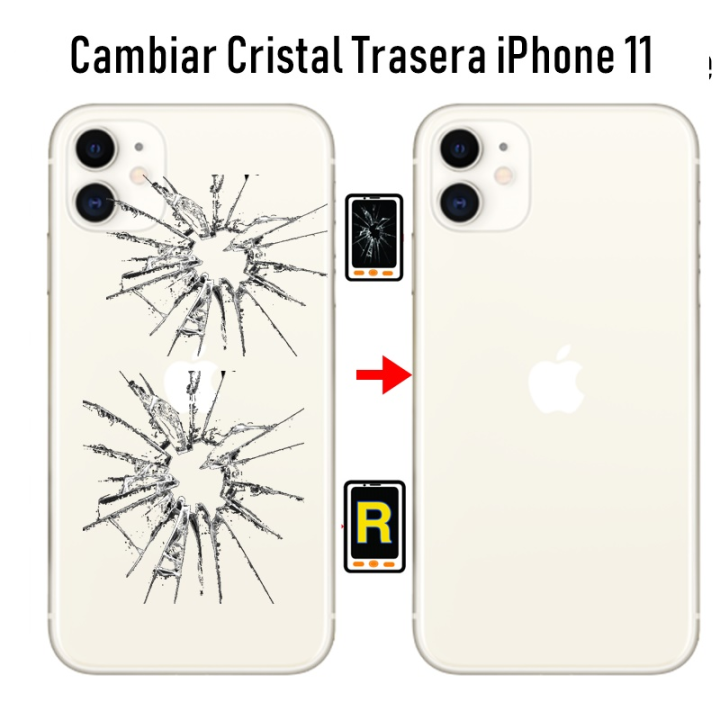 Cambiar Cristal Trasera iPhone 11