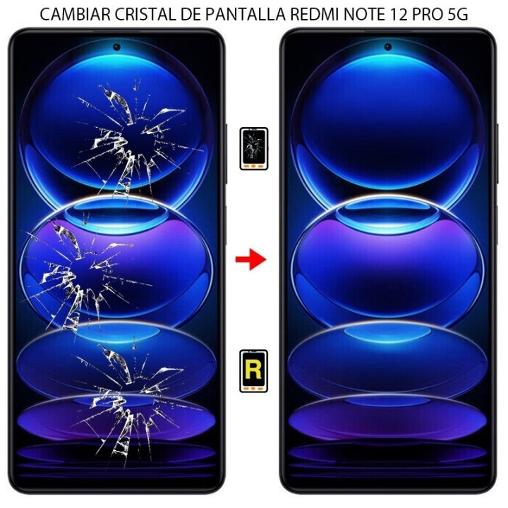 Cambiar Cristal de Pantalla Xiaomi Redmi Note 12 Pro 5G