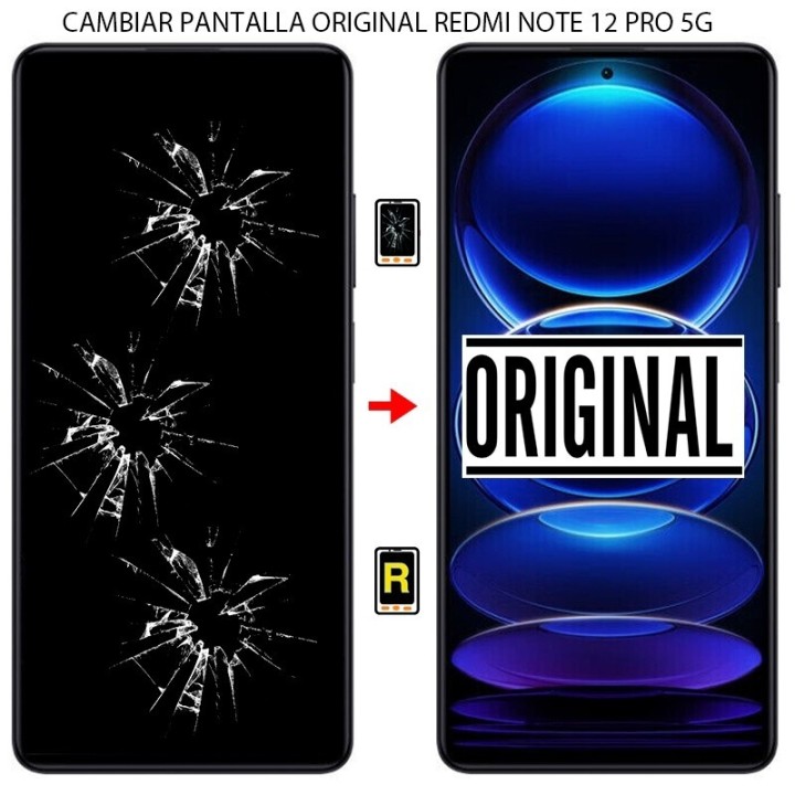 Cambiar Pantalla Xiaomi Redmi Note 12 Pro 5G Original