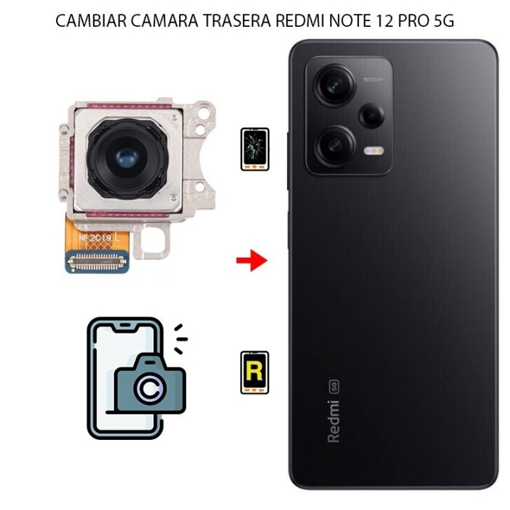 Cambiar Cámara Trasera Xiaomi Redmi Note 12 Pro 5G