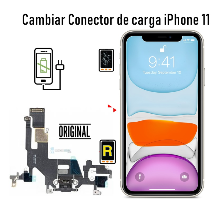 Cambiar Conector De Carga iPhone 11