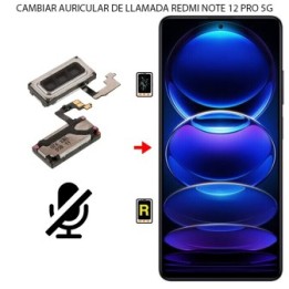 Cambiar Auricular de Llamada Xiaomi Redmi Note 12 Pro 5G