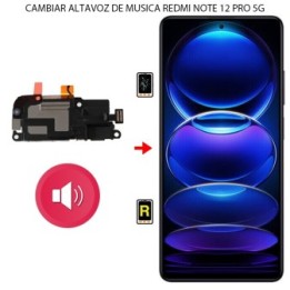 Cambiar Altavoz de Música Xiaomi Redmi Note 12 Pro 5G