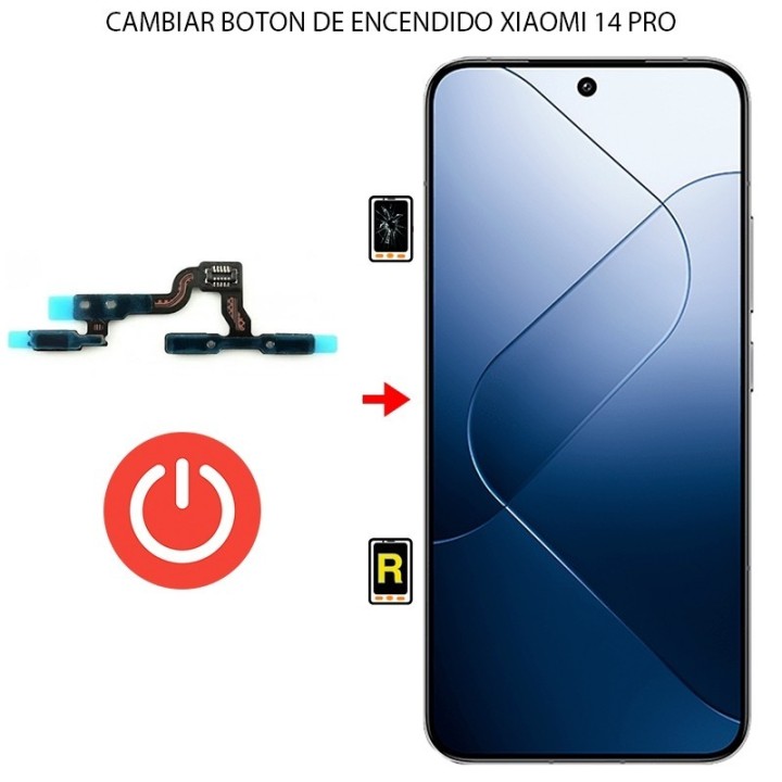 Cambiar Botón de Encendido Xiaomi 14 Pro