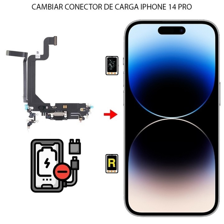 Cambiar Módulo de Carga iPhone 14 Pro