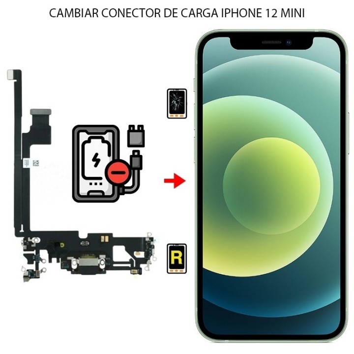 Cambiar Módulo de Carga iPhone 12 Mini