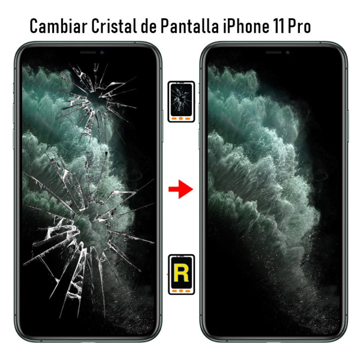 Cambiar Cristal De Pantalla iPhone 11 Pro