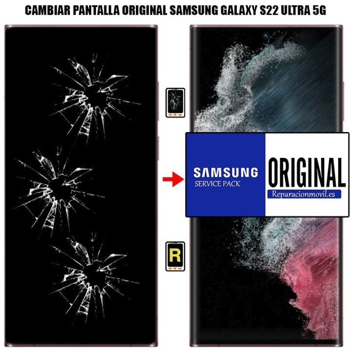 Cambiar Pantalla Samsung Galaxy S22 Ultra 5G Original