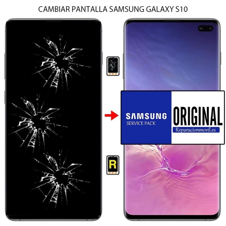 Cambiar Pantalla Samsung Galaxy S10 SM-G973