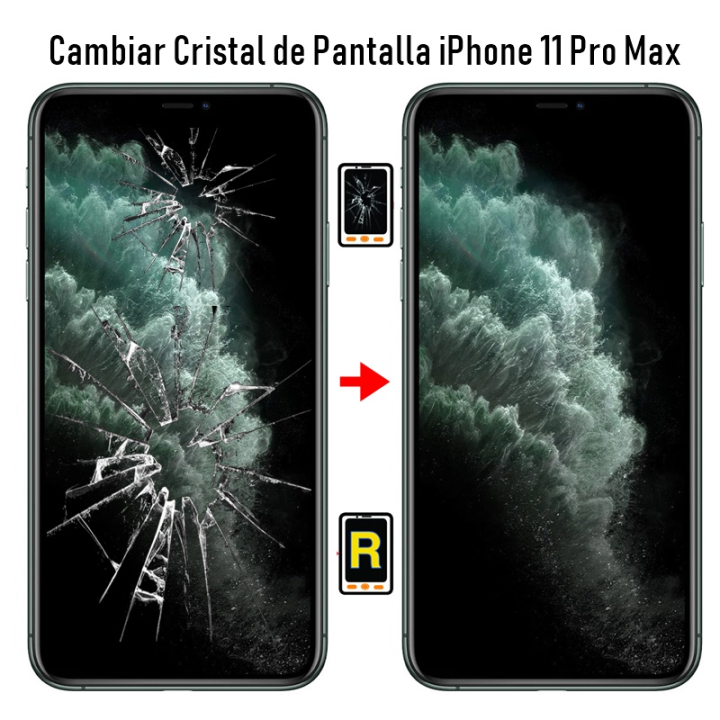 Cambiar Cristal De Pantalla iPhone 11 Pro Max