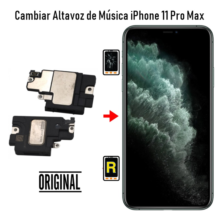 Cambiar Altavoz de Música iPhone 11 Pro Max