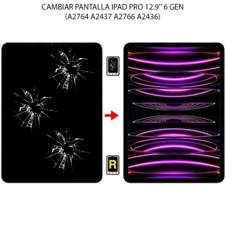Cambiar Pantalla iPad Pro 12.9 2022 Premium