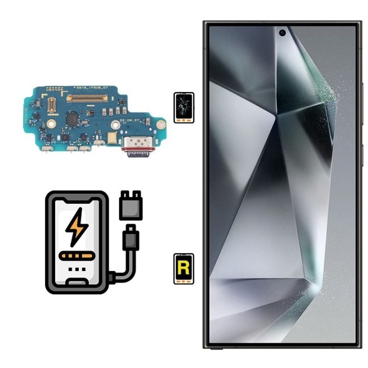 Cambiar Módulo de Carga Completa Samsung Galaxy S24 Ultra
