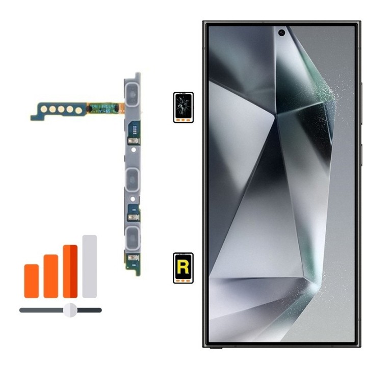 Cambiar Botón de Volumen Samsung Galaxy S24 Ultra