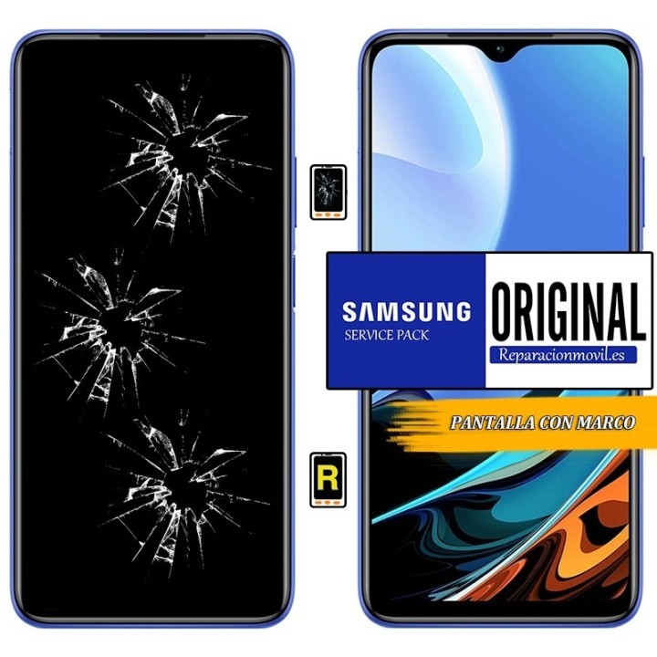 Cambiar Pantalla Samsung Galaxy A25 5G Original Con Marco