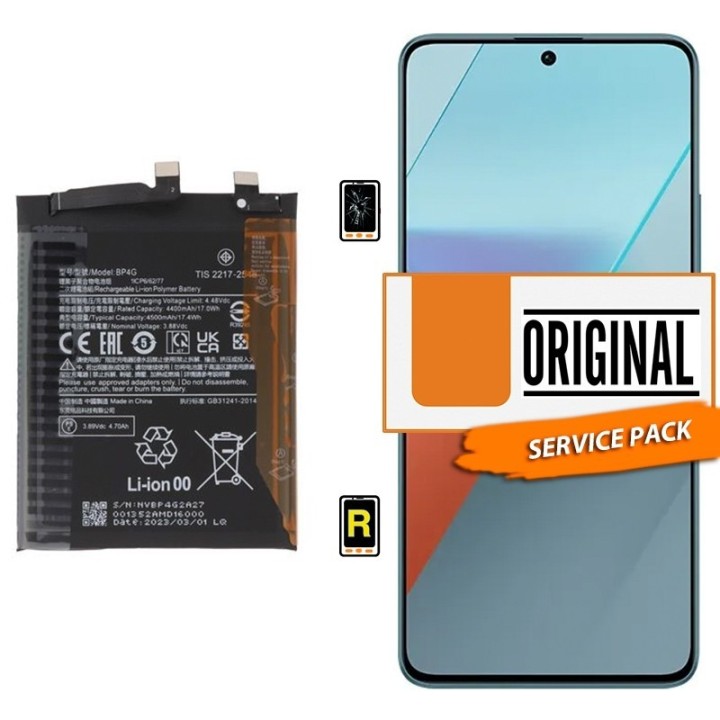Cambiar Batería Xiaomi Redmi Note 13 Pro 4G Original