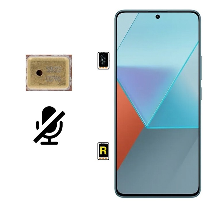 Cambiar Micrófono Xiaomi Redmi Note 13 Pro 4G