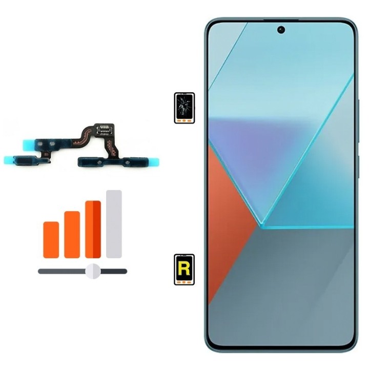Cambiar Botón de Volumen Xiaomi Redmi Note 13 Pro 5G