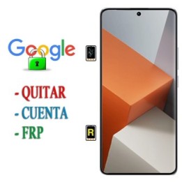 Eliminar Contraseña y Cuenta Google Xiaomi Redmi Note 13 Pro Plus 5G