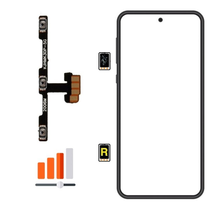 Cambiar Botón de Volumen Xiaomi Poco X6 5G