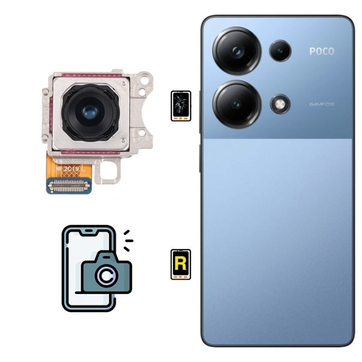 Cambiar Cámara Trasera Xiaomi Poco M6 Pro 5G