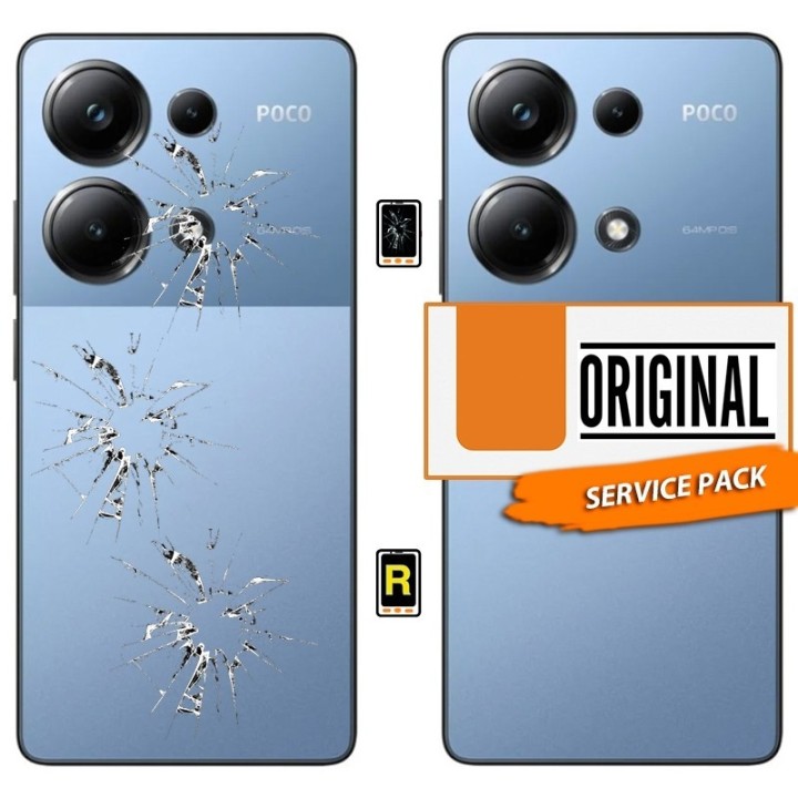 Cambiar Tapa Trasera Xiaomi Poco M6 Pro 4G Original