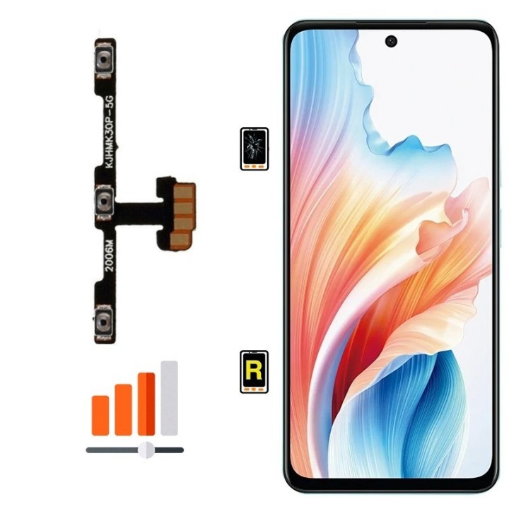 Cambiar Botón de Volumen Oppo A58 4G