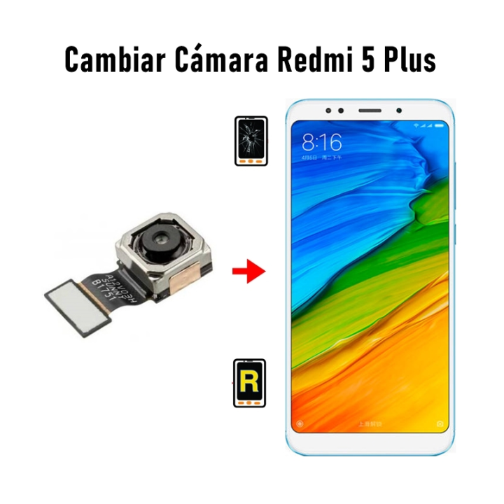 Cambiar Cámara Trasera Redmi 5 Plus