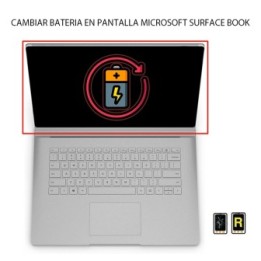 Cambiar Batería Microsoft Surface Book 2 Pantalla