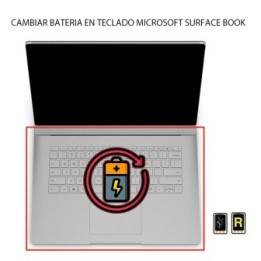 Cambiar Batería Microsoft Surface Book 2 Teclado