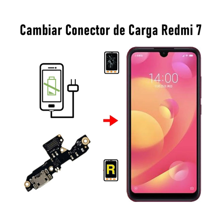 Cambiar Conector De Carga Redmi 7 M1810F6LG