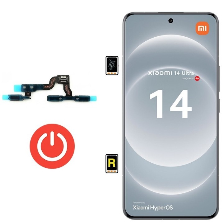 Cambiar Botón de Encendido Xiaomi 14 Ultra