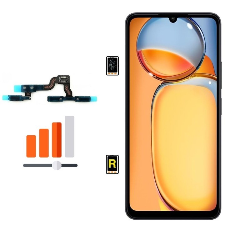 Cambiar Botón de Volumen Xiaomi Redmi 13C 5G