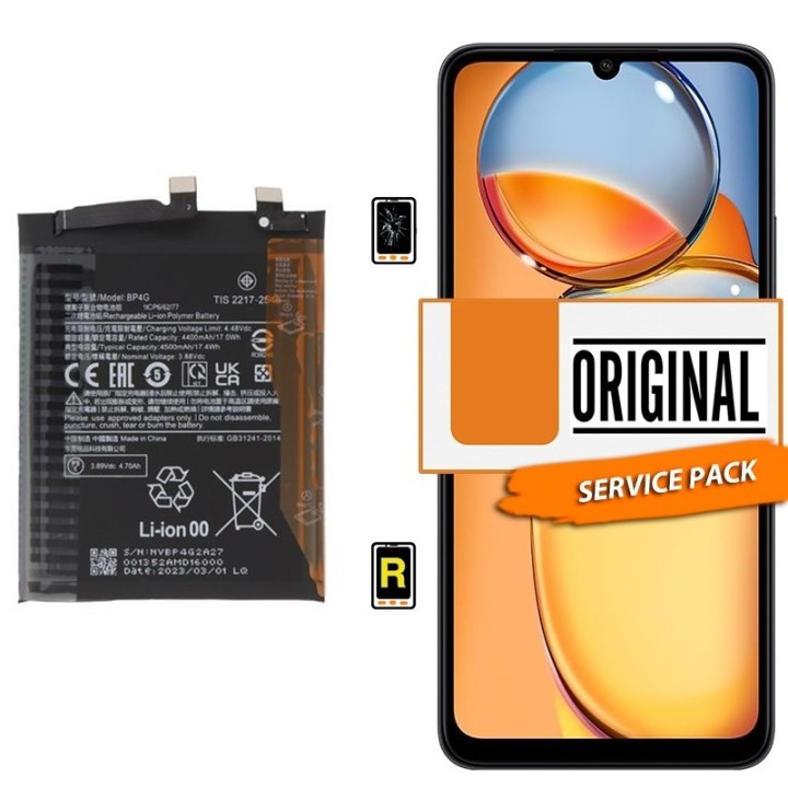 Cambiar Batería Xiaomi Redmi 13C 4G Original
