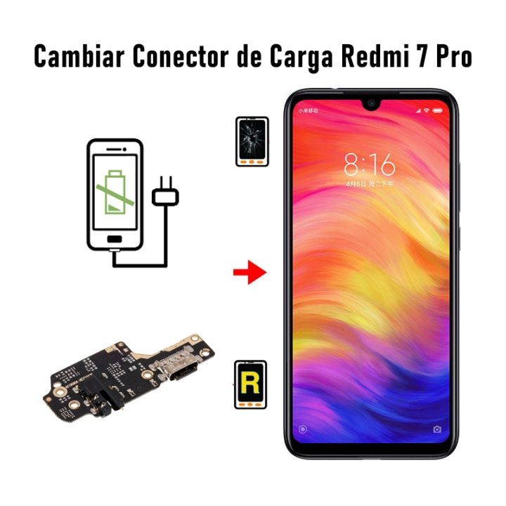 Cambiar Conector De Carga Redmi 7 Pro