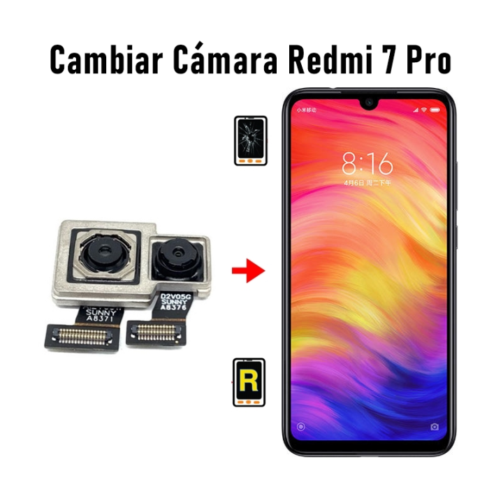 Cambiar Cámara Trasera Redmi 7 Pro