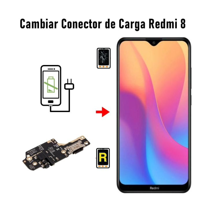 Cambiar Conector De Carga Redmi 8 M1908C3IG