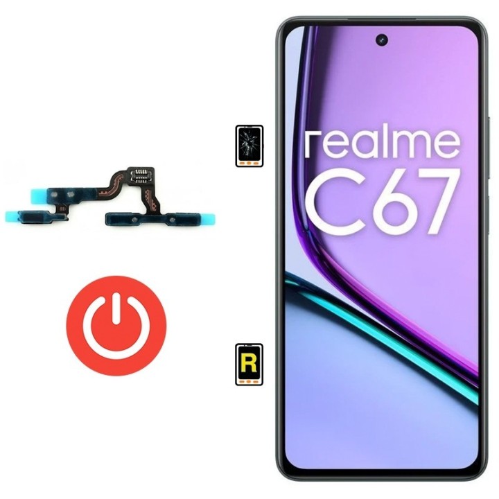Cambiar Botón de Encendido Realme C67