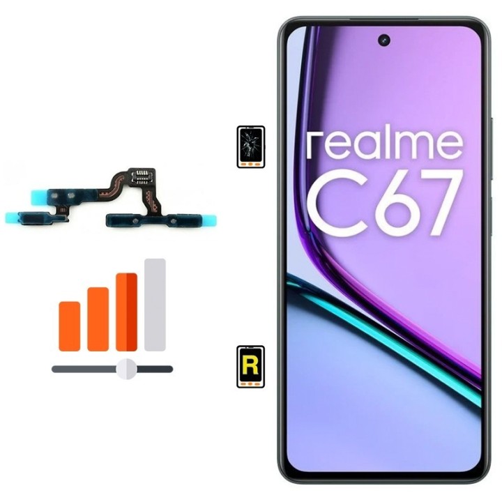 Cambiar Botón de Volumen Realme C67