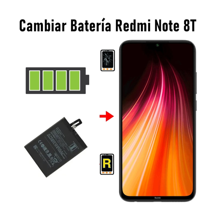 Cambiar Batería Redmi Note 8T BN46
