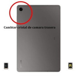Cambiar Cristal Cámara Trasera Samsung Galaxy Tab S9 FE