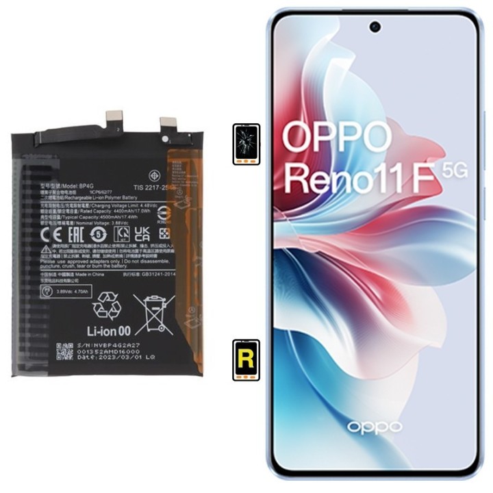 Cambiar Batería Oppo Reno 11F 5G