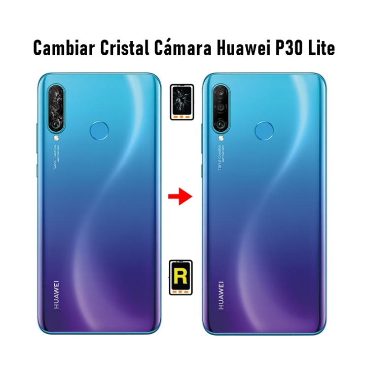 Cambiar Cristal Cámara Trasera Huawei P30 Lite