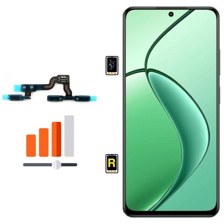 Cambiar Botón de Volumen Realme 12 5G