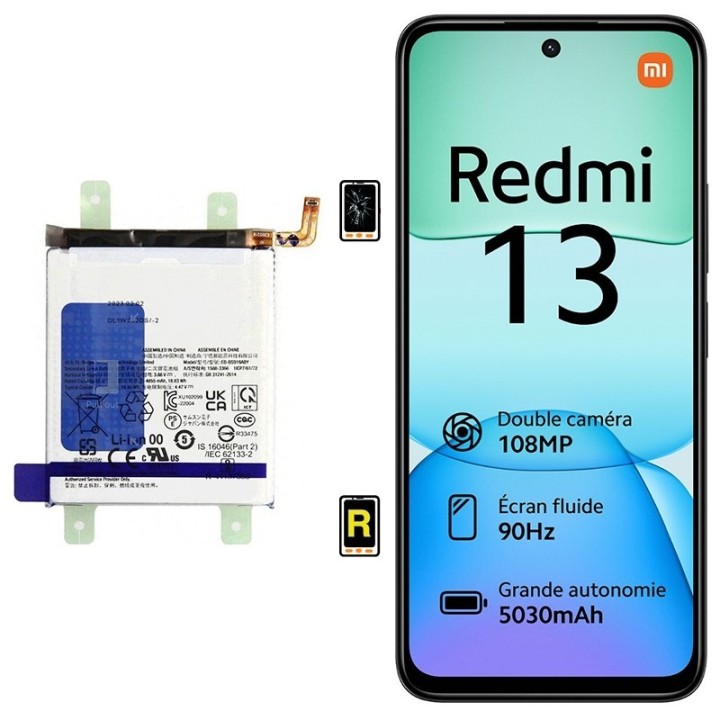 Cambiar Batería Original Xiaomi Redmi 13 5G BN5T