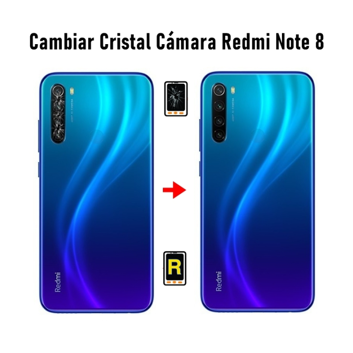 Cambiar Cristal Cámara Trasera Redmi Note 8