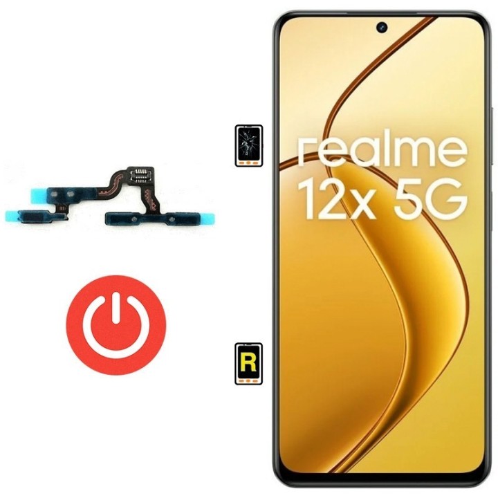 Cambiar Botón de Encendido Realme 12X
