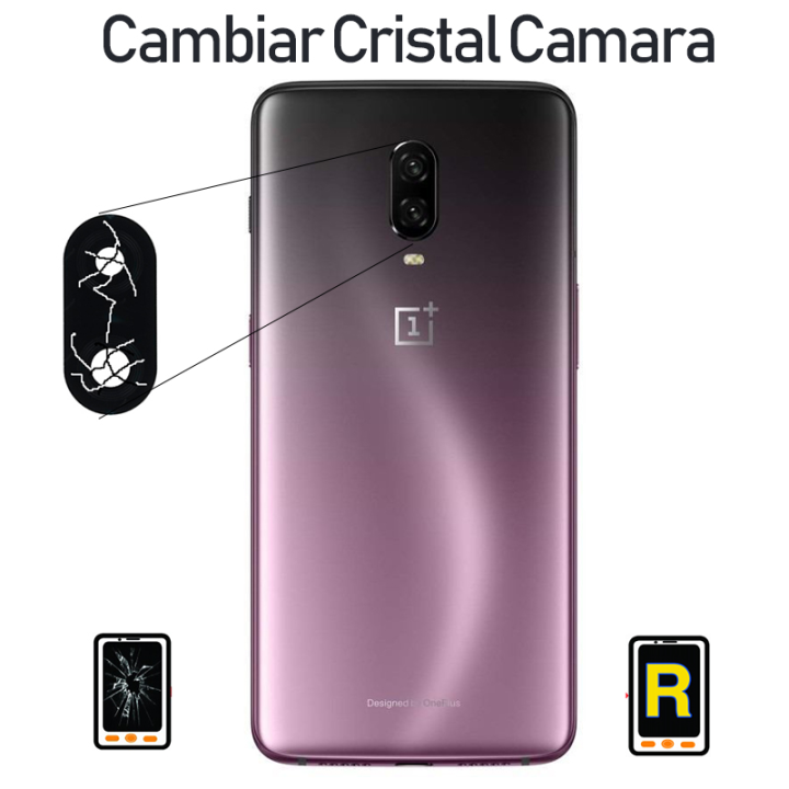 Cambiar Cristal Cámara Trasera Oneplus 6T